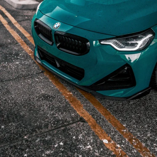 MHC+ BMW M240i Performance Style Front Splitter In Pre Preg Carbon Fibre (G42) - Image 2
