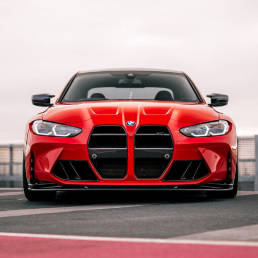 MHC+ BMW M3/M4 GT Style Front Grille With ACC In Pre Preg Carbon Fibre (G80/G81/G82/G83) - Image 3