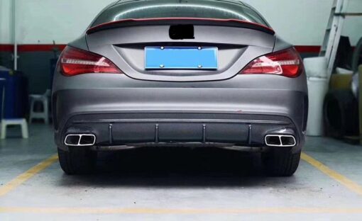 Carbon rear diffuser compatible with Mercedes CLA W117 - Image 2
