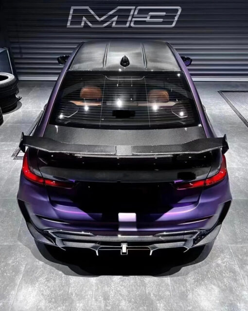 Carbon rear spoiler compatible with BMW M3 G80 & M4 G82 - Image 5