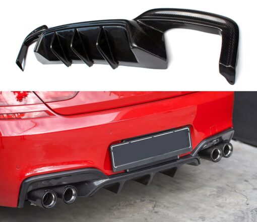 Carbon Rear Diffuser compatible with BMW 6 Series & M6 F06 F12 F13