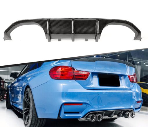 carbon rear diffuser compatible with BMW M3 F80 M4 F82 F83