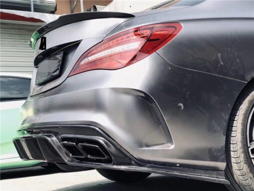 Carbon rear diffuser compatible with Mercedes CLA W117 - Image 2