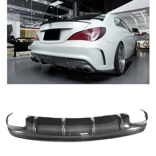 Carbon rear diffuser compatible with Mercedes CLA C117 - Image 3