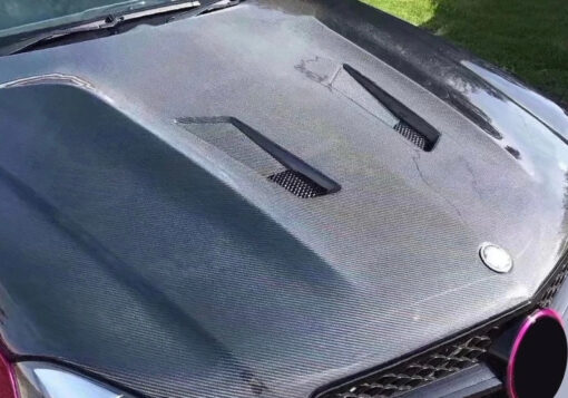 Carbon bonnet suitable for Mercedes C63 AMG W204 - Image 4