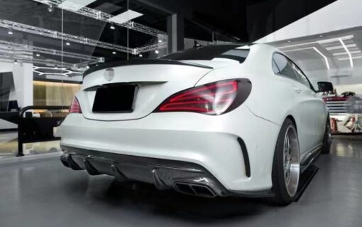 Carbon rear diffuser compatible with Mercedes CLA C117 - Image 2