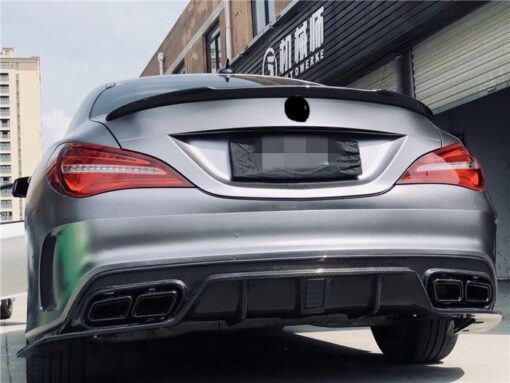 Carbon rear diffuser compatible with Mercedes CLA W117