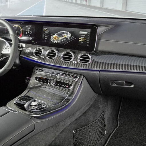 CD Carbon interior trim strips compatible with Mercedes Benz E Class W213 - Image 2
