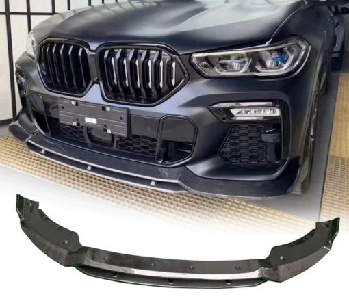 Carbon front lip compatible with BMW X6 G06 - Image 2