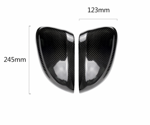 Carbon mirror caps for Audi A4/S4/RS4 A5/S5/RS5 B9 with lane change assist - Image 2