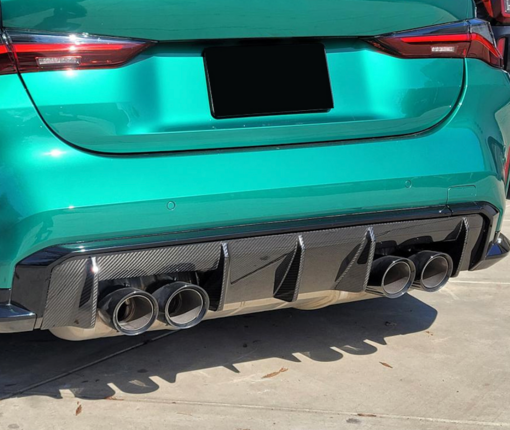 carbon rear diffuser compatible with BMW M3 G80 G81 & M4 G82 G83