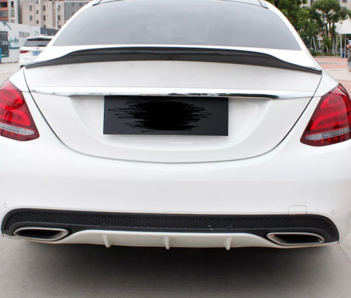 Carbon spoiler lip compatible with Mercedes C Class W205
