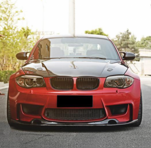 Carbon front lip compatible with BMW 1 Series M Coupe E82 - Image 3