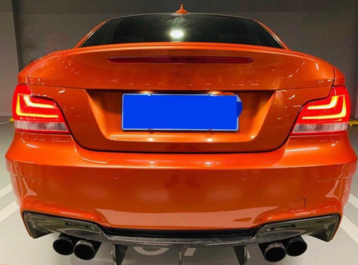 Carbon rear diffuser compatible with BMW 1 Series E82 & E87 - Image 3