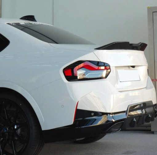 Carbon spoiler lip compatible with BMW 2 Series G42 - Image 3