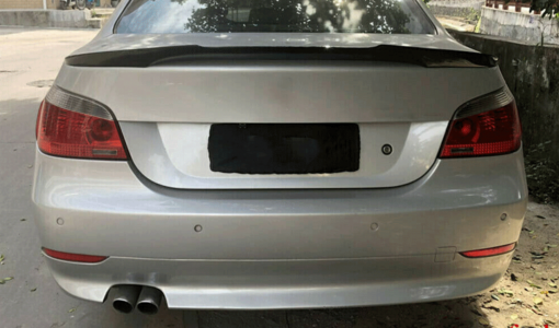Carbon spoiler lip compatible with BMW 5 Series E60 - Image 2