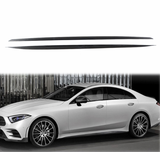 Carbon Side Skirts compatible with Mercedes Benz CLS W257 - Image 2