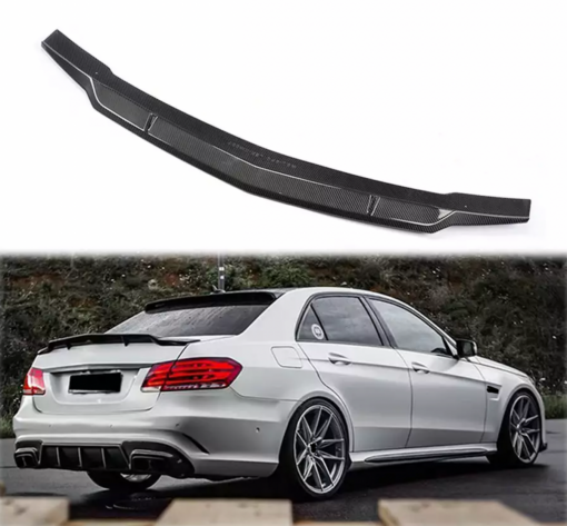 Carbon spoiler lip compatible with Mercedes Benz E Class W212 - Image 3