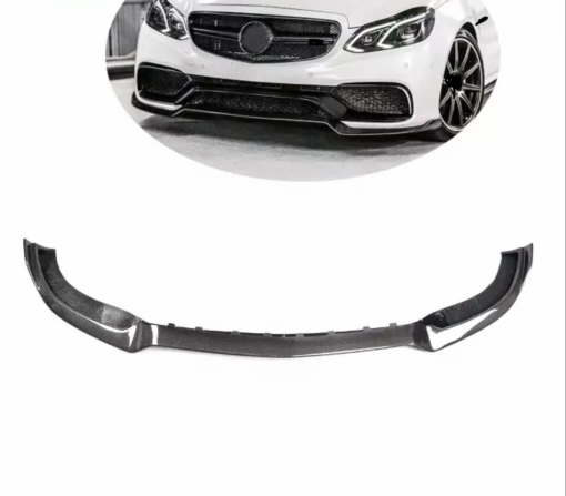 Carbon front lip compatible with Mercedes Benz E63 AMG W212 - Image 3