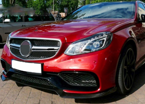 Carbon front lip compatible with Mercedes Benz E63 AMG W212 - Image 2