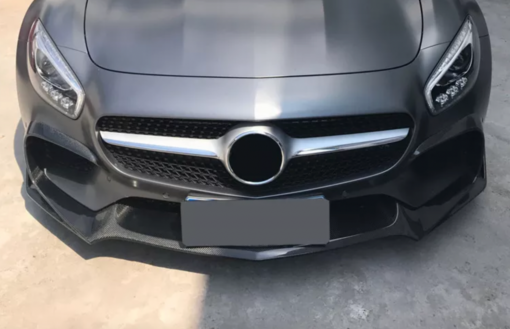 Carbon front lip compatible with Mercedes AMG GT pre-facelift - Image 2