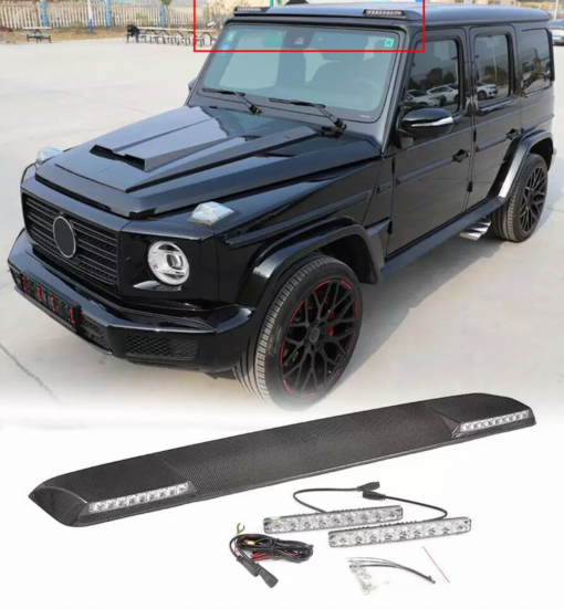 Carbon front spoiler compatible with Mercedes G Class W463 & W464