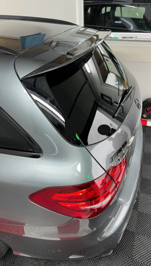 Carbon roof spoiler suitable for Mercedes C & C63 AMG W205 station wagon - Image 2