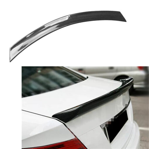 Carbon spoiler lip compatible with Mercedes Benz C Class W204 - Image 2