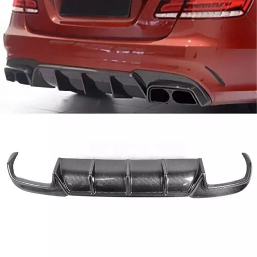 Carbon Diffuser compatible with Mercedes Benz E63 AMG W212 - Image 2