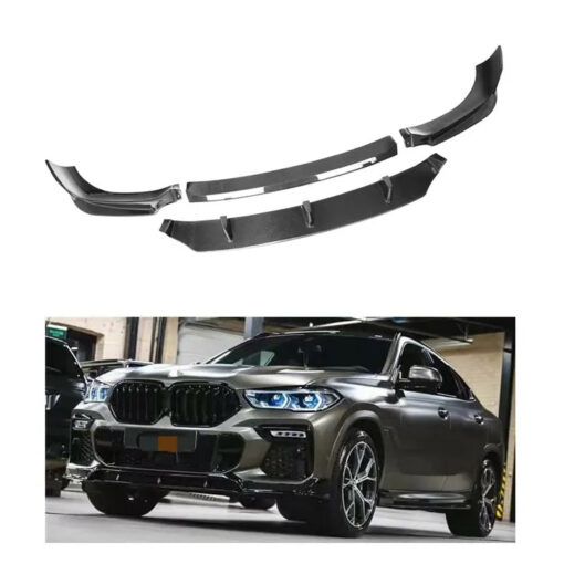 Carbon front lip compatible with BMW X6 G06 - Image 4