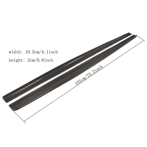 Carbon Side Skirts compatible with BMW 1 Series E82 - Image 3