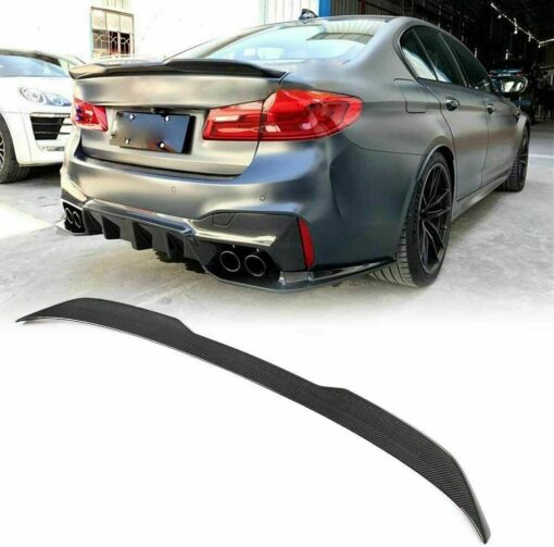 carbon spoiler lip compatible with BMW 5 Series G30 & M5 F90 - Image 4
