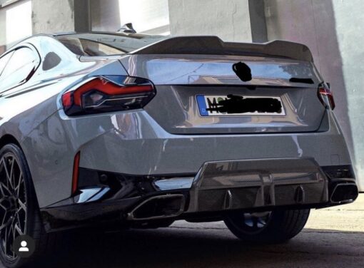 Carbon rear diffuser compatible with BMW 2 Series G42 M240I - Image 2