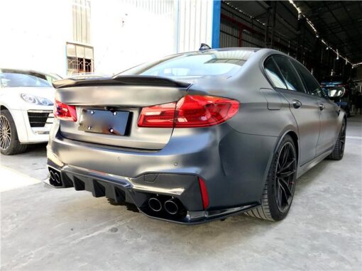 carbon spoiler lip compatible with BMW 5 Series G30 & M5 F90 - Image 5