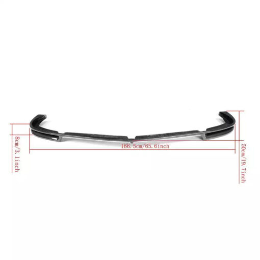 Carbon front lip suitable for Mercedes C & C63 AMG W204 - Image 3