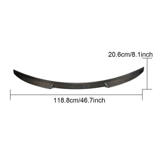 Carbon spoiler lip compatible with Mercedes Benz CLS W257 - Image 2