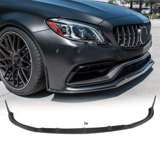 Carbon front lip compatible with Mercedes C63 AMG W205