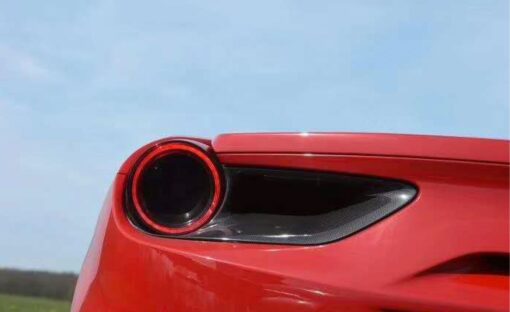 CD Carbon rear air grille compatible with Ferrari 488 - Image 5