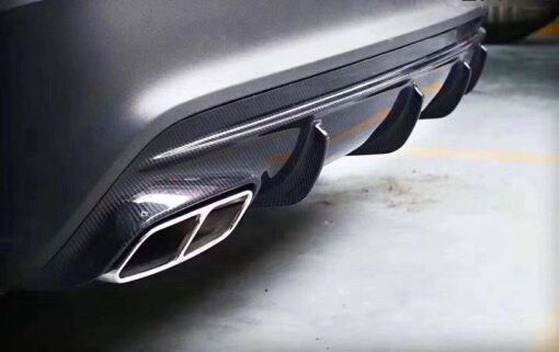 Carbon rear diffuser compatible with Mercedes CLA W117 - Image 3