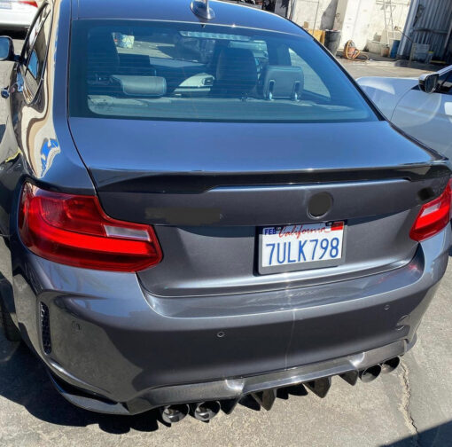 carbon rear diffuser compatible with BMW M2 F87 - Image 5