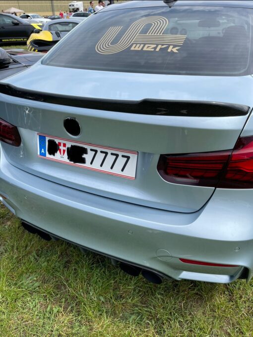 carbon spoiler lip compatible with BMW 3 Series F30 & M3 F80 - Image 5