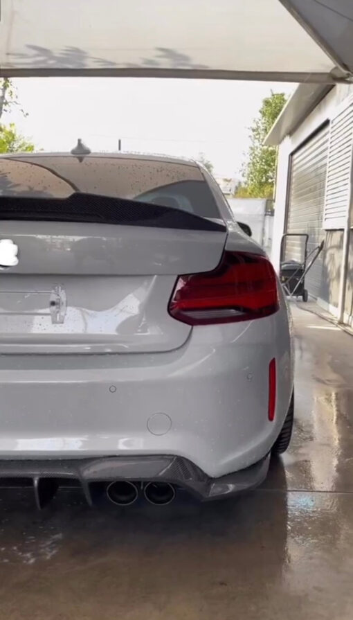 carbon rear diffuser compatible with BMW M2 F87 - Image 3