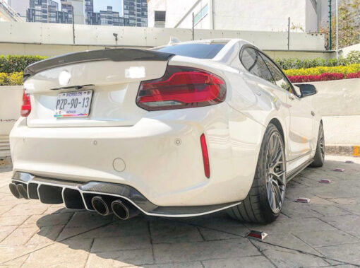 carbon rear diffuser compatible with BMW M2 F87 - Image 2