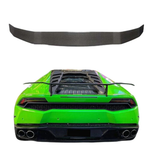 Carbon rear spoiler suitable for Lamborghini Huracan - Image 4