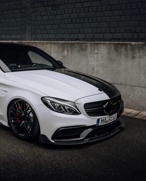 Carbon front lip compatible with Mercedes C Class W205 - Image 3