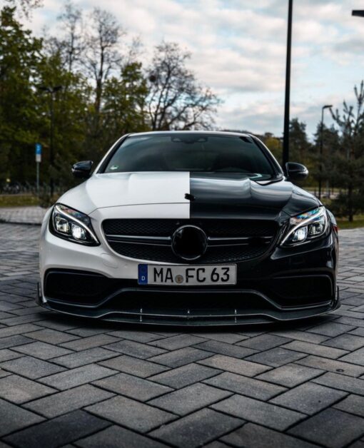 Carbon front lip compatible with Mercedes C Class W205 - Image 4