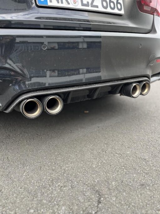 carbon rear diffuser compatible with BMW M3 F80 M4 F82 F83 - Image 3