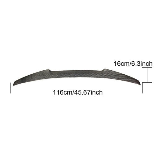 carbon spoiler lip compatible with BMW 3 Series E46 - Image 3