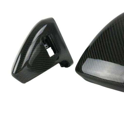 Carbon Mirror Caps for Audi A6 / A7 C8 & A8 2018 + Lane Assistant - Image 2