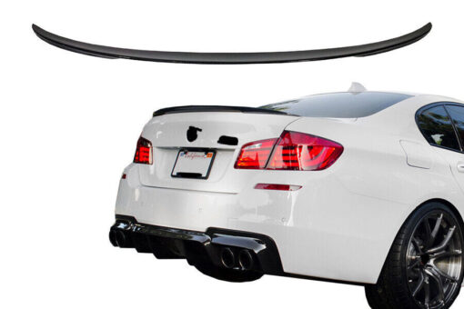 carbon spoiler lip compatible with BMW 5 Series F10 - Image 3